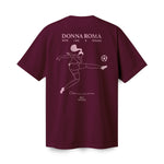 Kick Like a Donna Classic Tee - Burgundy