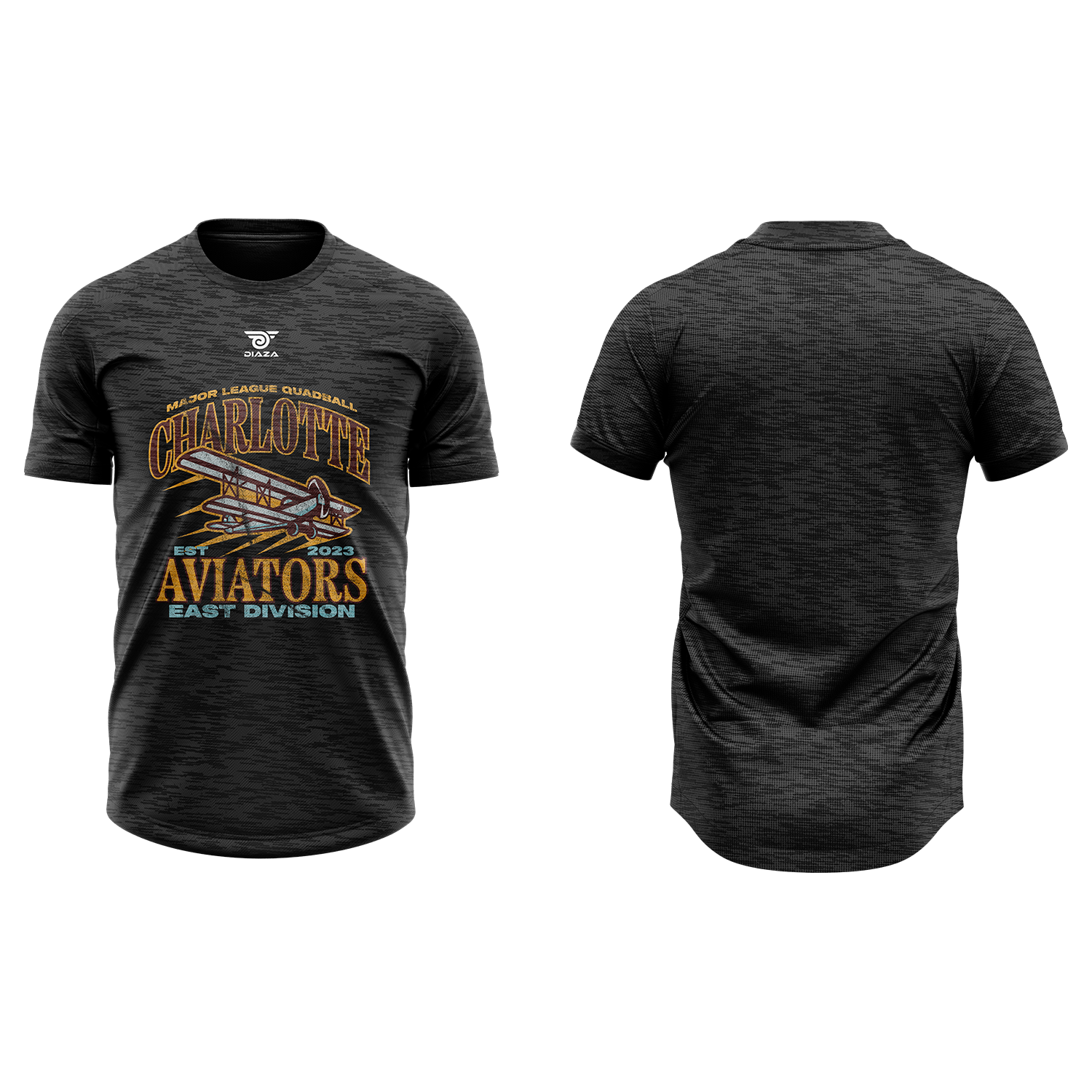 Charlotte Aviators Vintage Jersey Black - Diaza Football