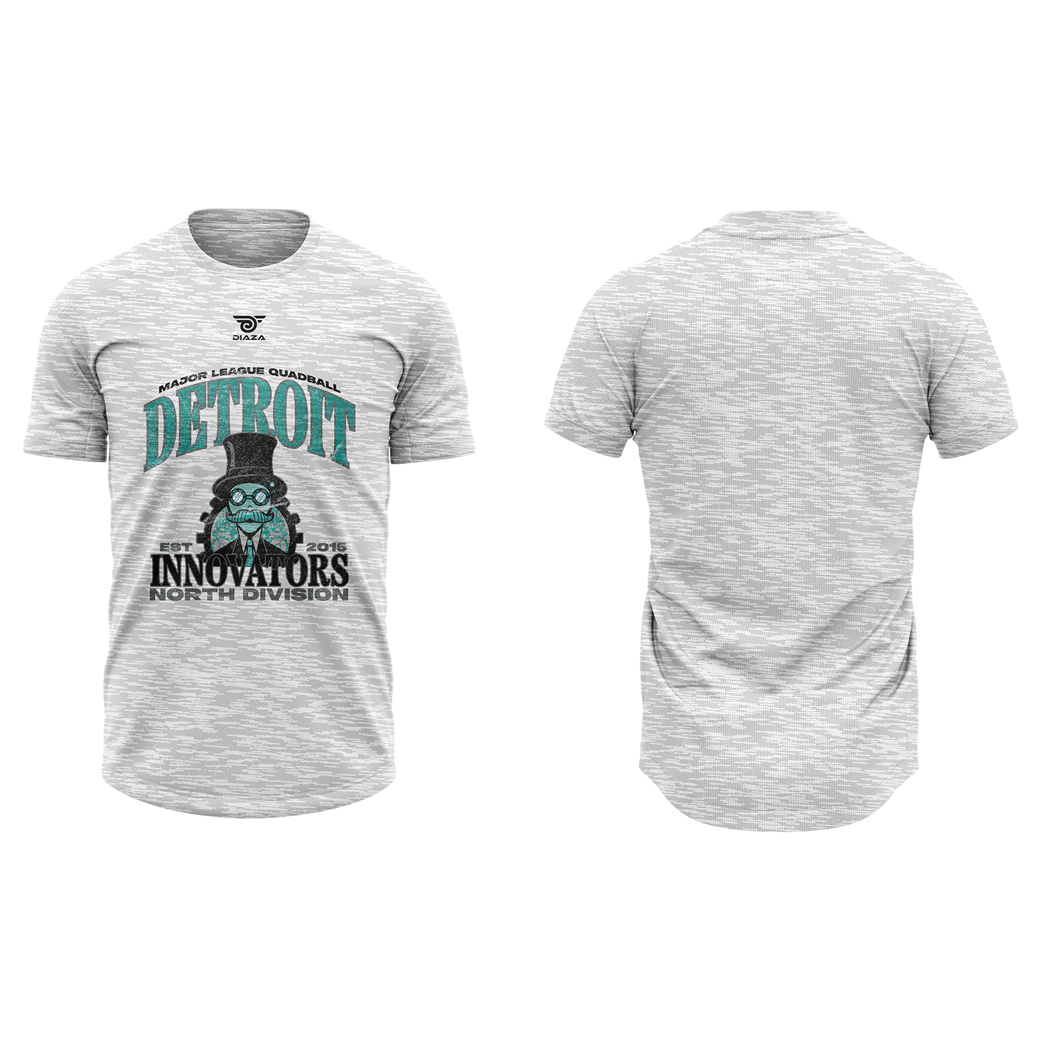 Detroit Innovators Vintage Jersey White - Diaza Football
