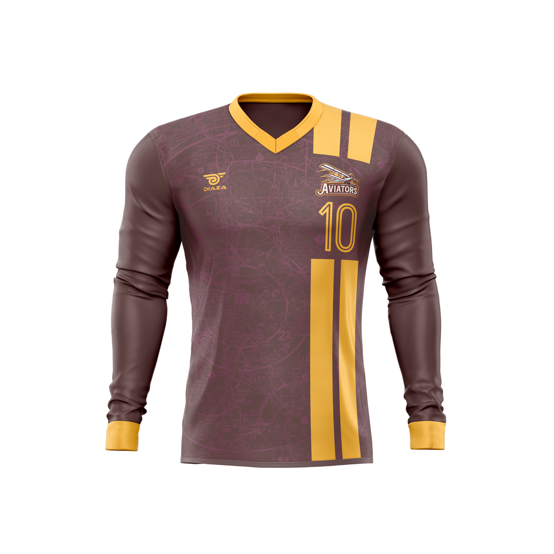 Charlotte Aviators Long Sleeve - Diaza Football