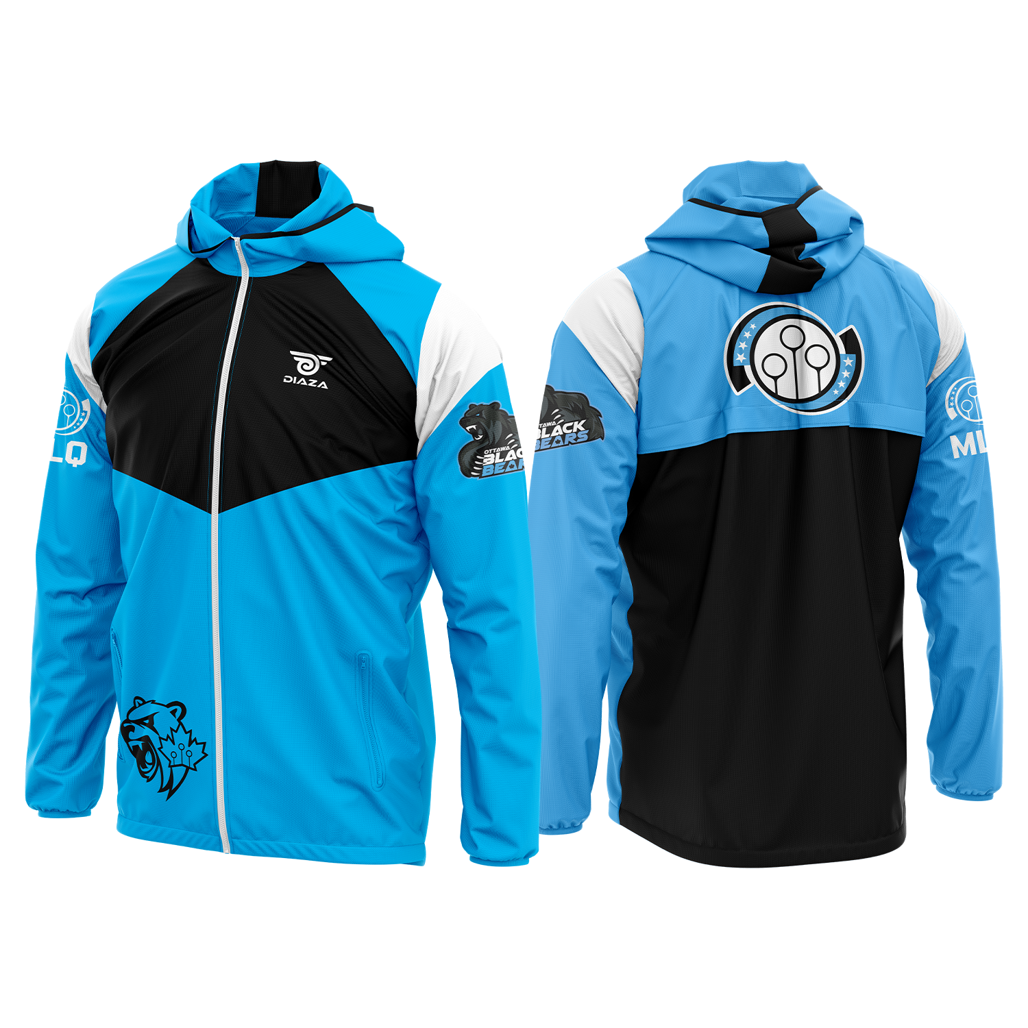 Ottawa Black Bears Wind runner - Diaza Football