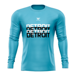 Detroit Metro FC Blue Long Sleeve Jersey - Diaza Football