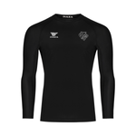 Ottawa Black Bears Long Sleeve Compression Shirt Black - Diaza Football