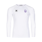 New Orleans Curse Long Sleeve Compression Shirt White - Diaza Football