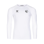 Ottawa Black Bears Long Sleeve Compression Shirt White - Diaza Football