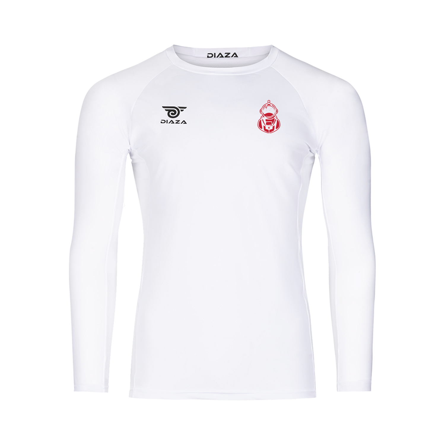 League City Legends Long Sleeve Compression Shirt White - Diaza Football
