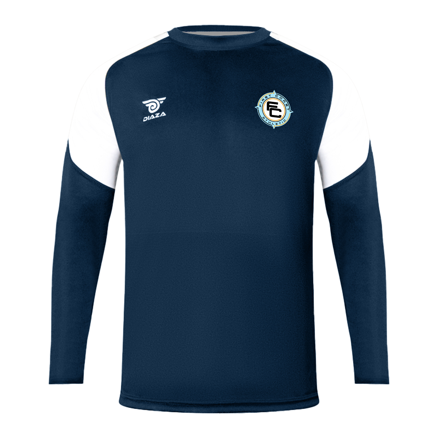 First Coast Athletic Long Sleeve Training Navy Blue - Diaza Football
