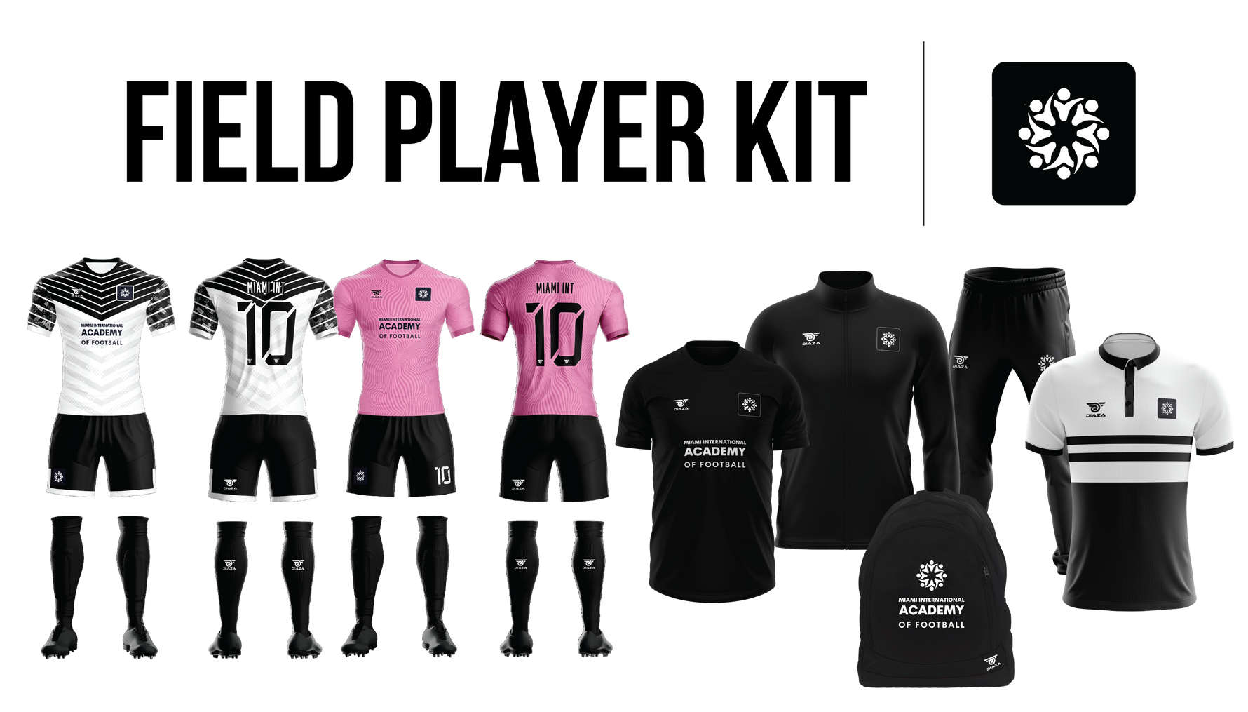 Miami International Academy Field Player Kit - Diaza Football