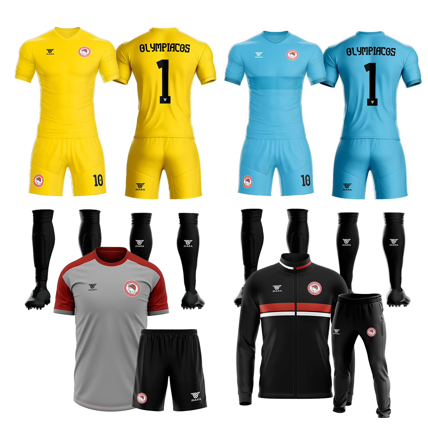 Olympiacos GK Bundle - Diaza Football