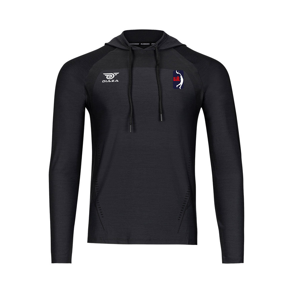 Suba Hooded Long Sleeve Black - Diaza Football