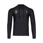 Suba maglia nera a maniche lunghe con cappuccio - Diaza Football