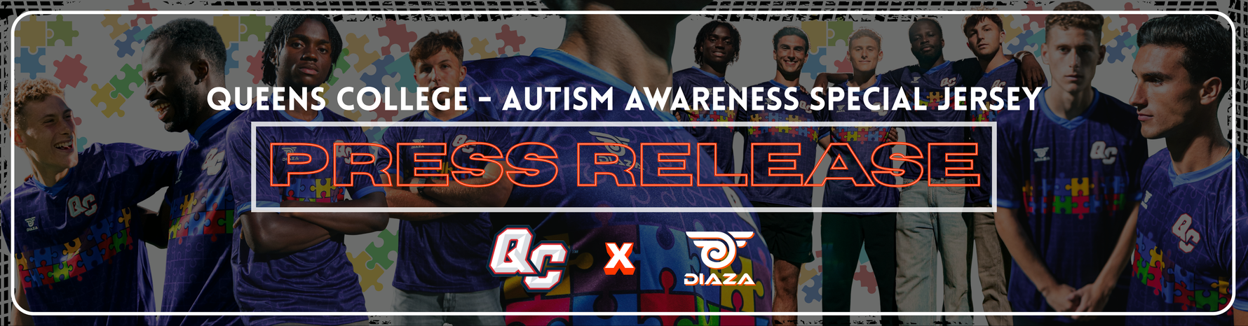 Diaza Unveils Special Edition Autism Jersey with Queens College: A Story of Support Beyond the Field