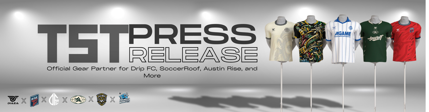 Diaza Makes a Statement at TST: Official Gear Partner for Drip FC, SoccerRoof, Austin Rise, and More