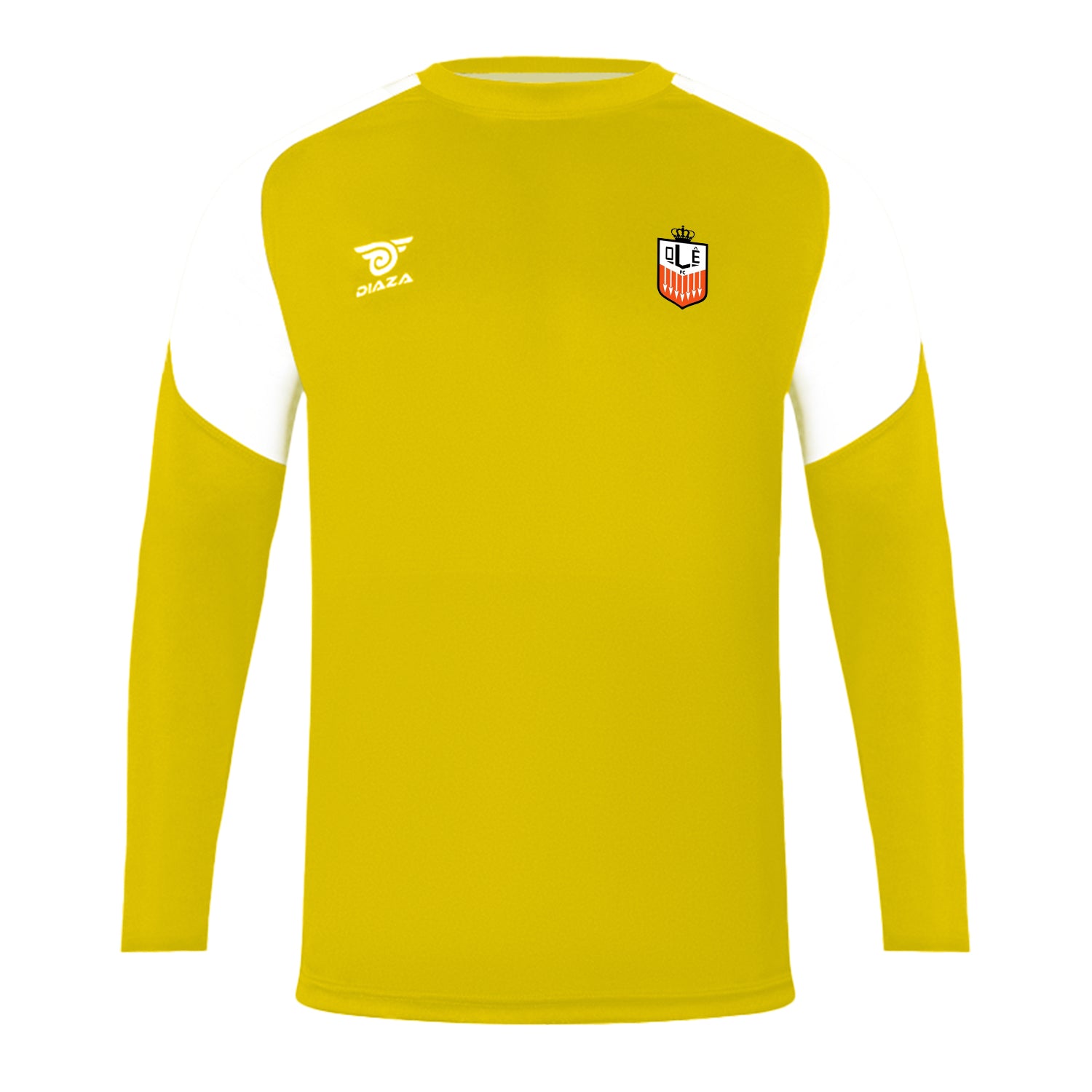 OLE FC Long Sleeve Training Yellow - Diaza Football 