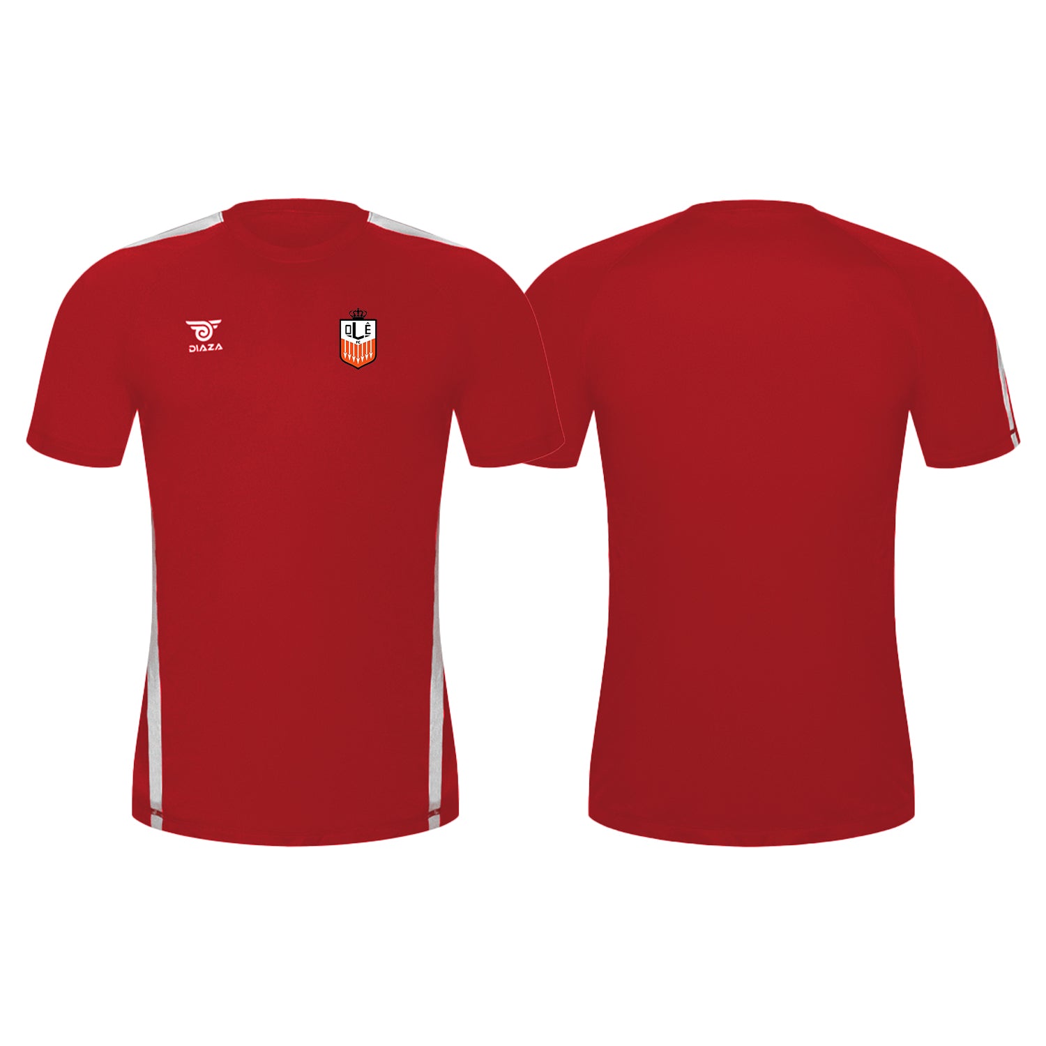 OLE FC City Training Jersey Red White - Diaza Football 