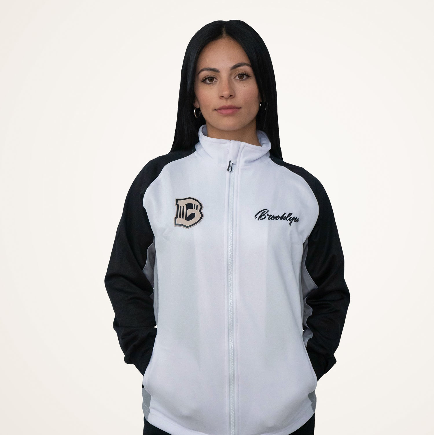 Brooklyn FC Women White Jacket - Diaza Football 