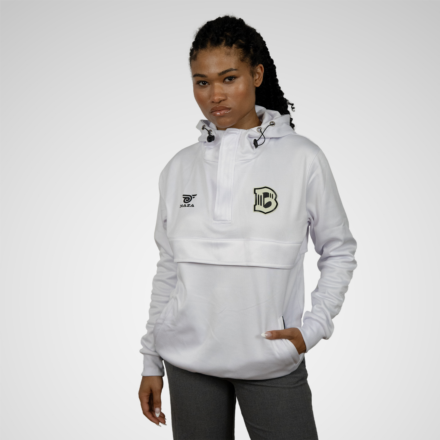 Brooklyn FC Women  EL Blanco Hoodie - Diaza Football 