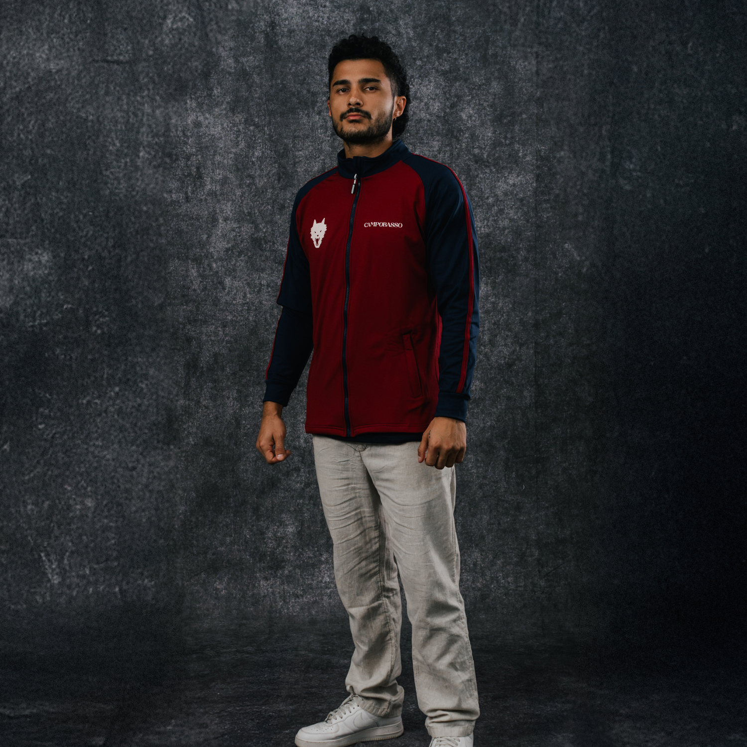 Campobasso Full Zip Red Jacket