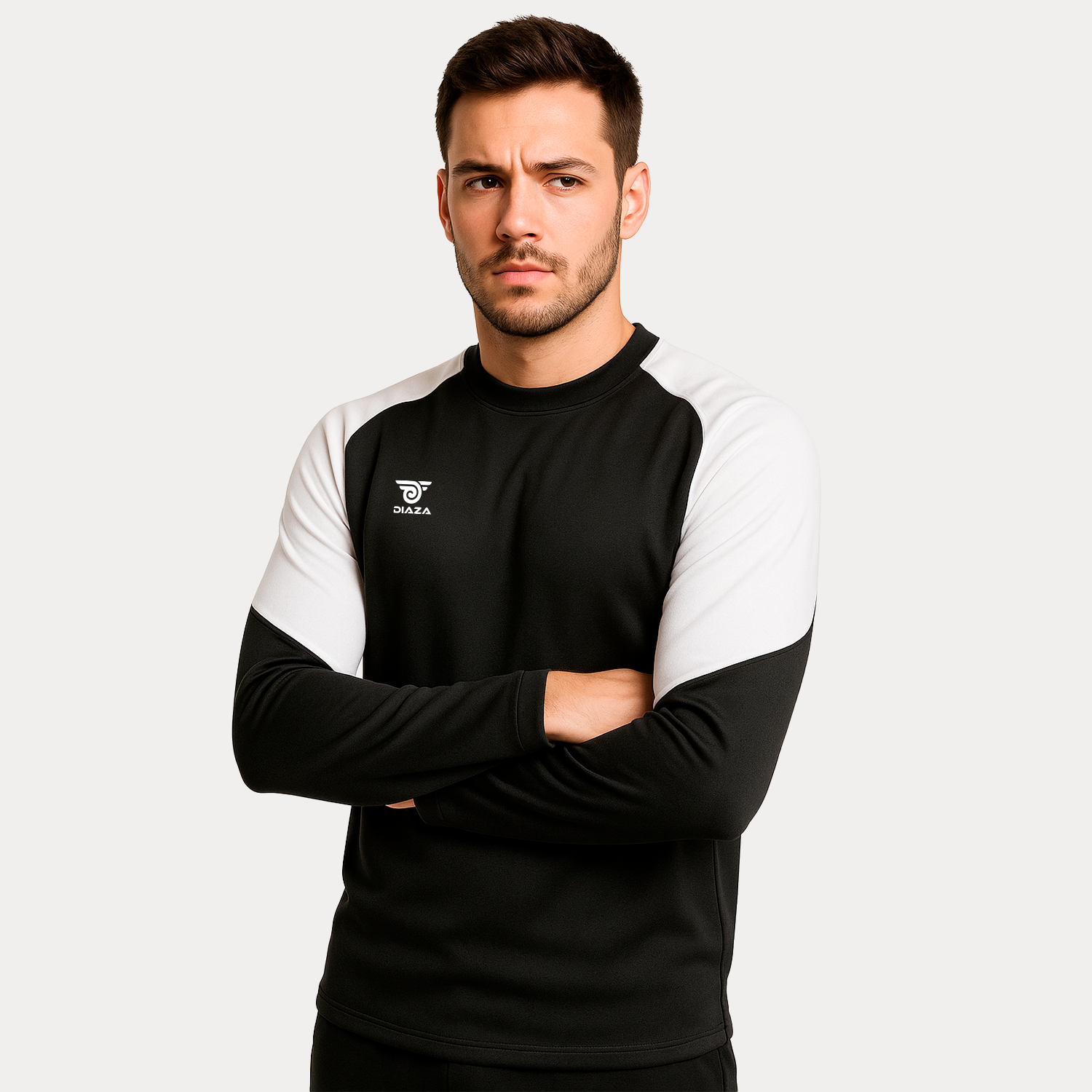 Long Sleeve Training Navy Black