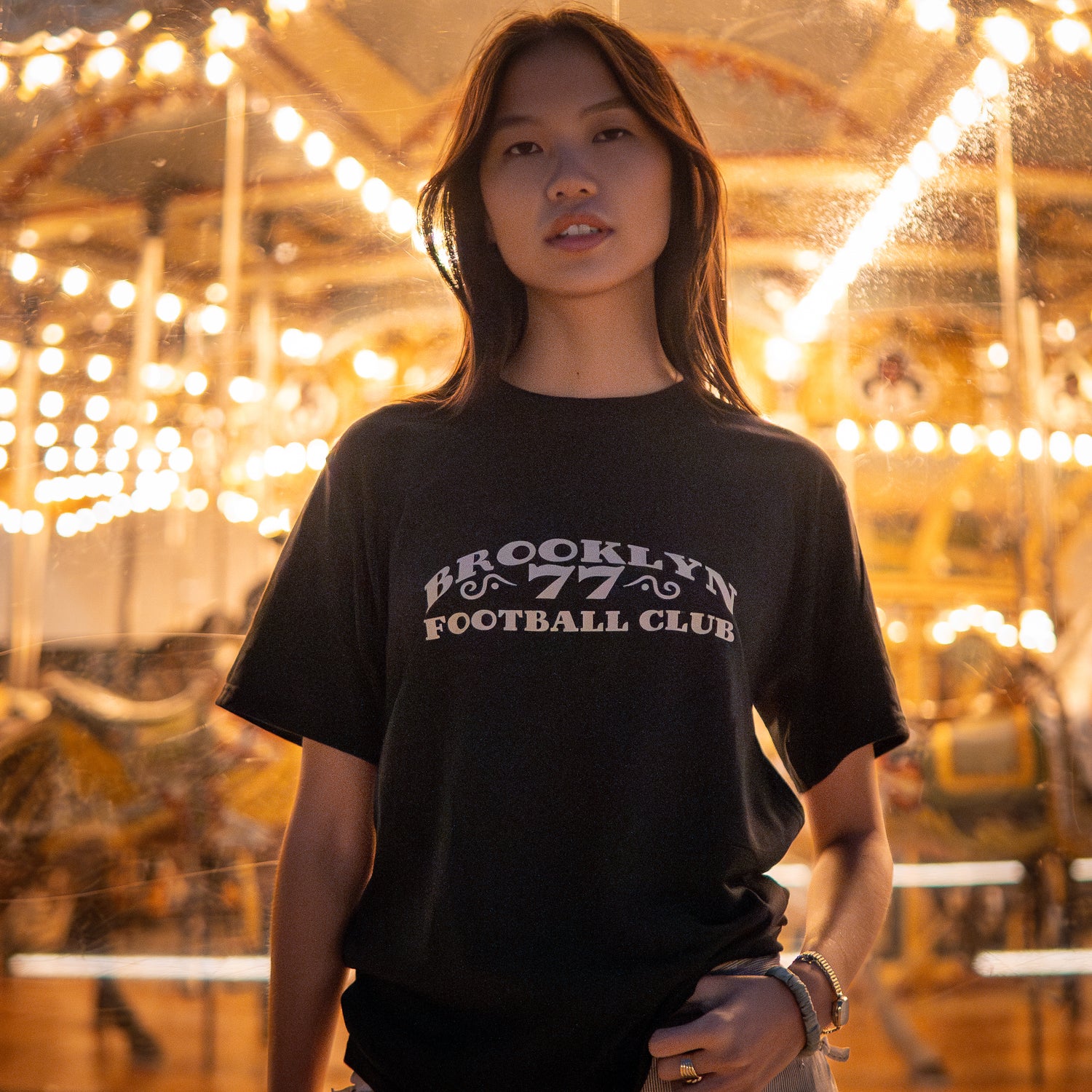 Brooklyn FC Maimonides Park Retro Black T-Shirt - Diaza Football 