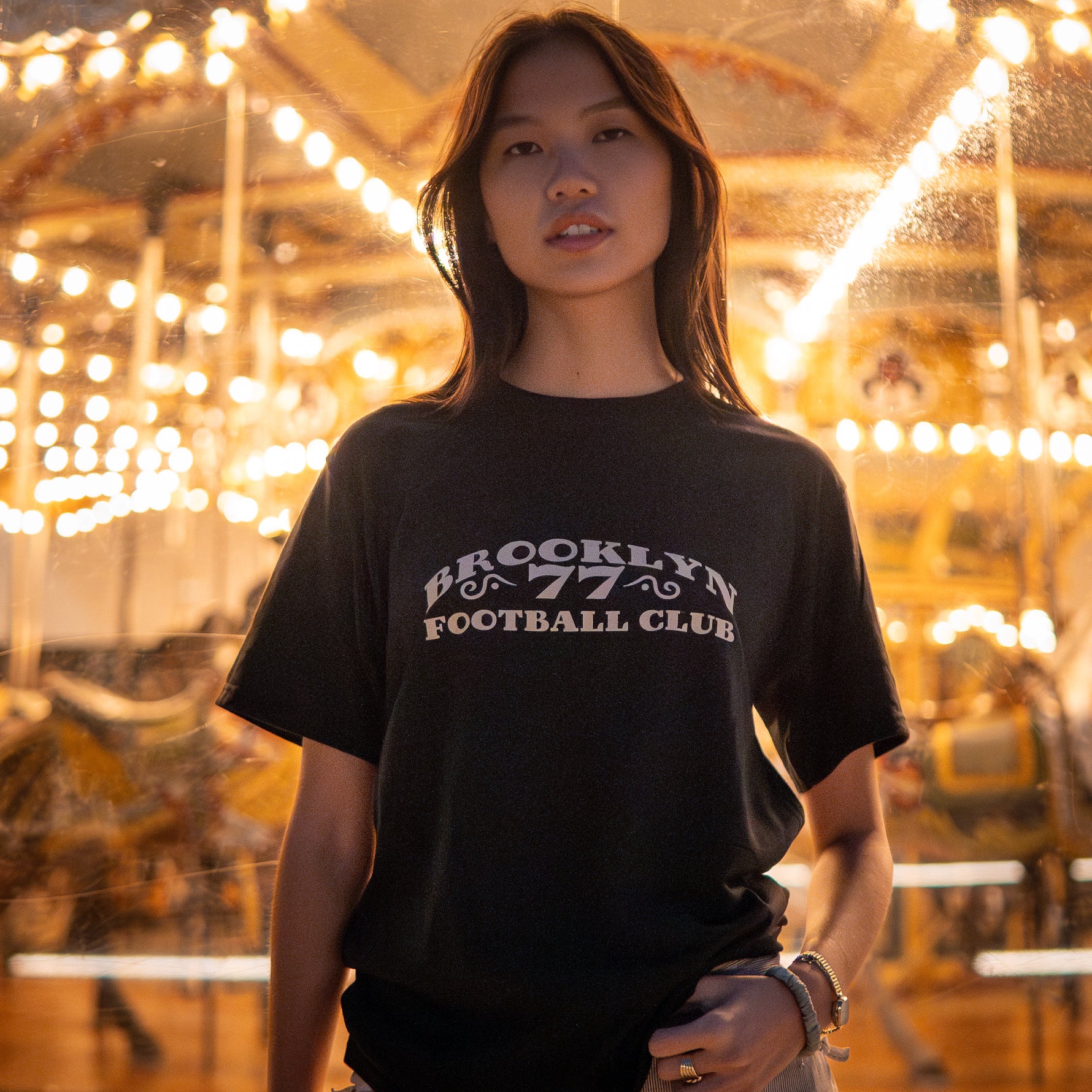 Brooklyn FC Maimonides Park Retro Black T-Shirt - Diaza Football 