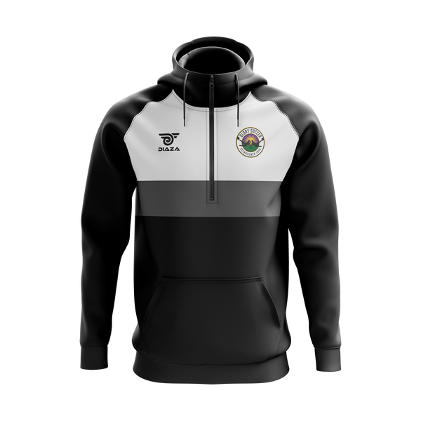 Glory 3/4 Zip Up Jacket With Hoodie - Diaza Football 