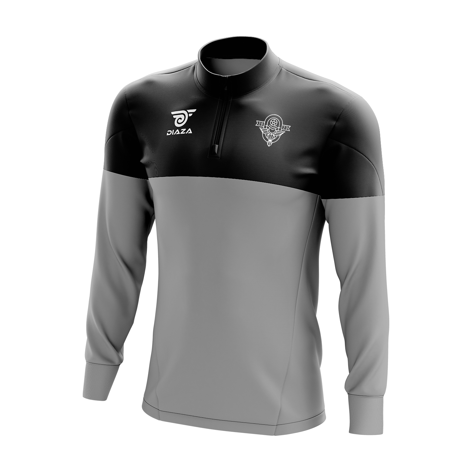 Firm Foundation 3/4 Zip Up Jacket Momentum Grey
