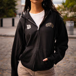 Brooklyn FC Soccer Retro Black Full Zip Up Jacket - Diaza Football 
