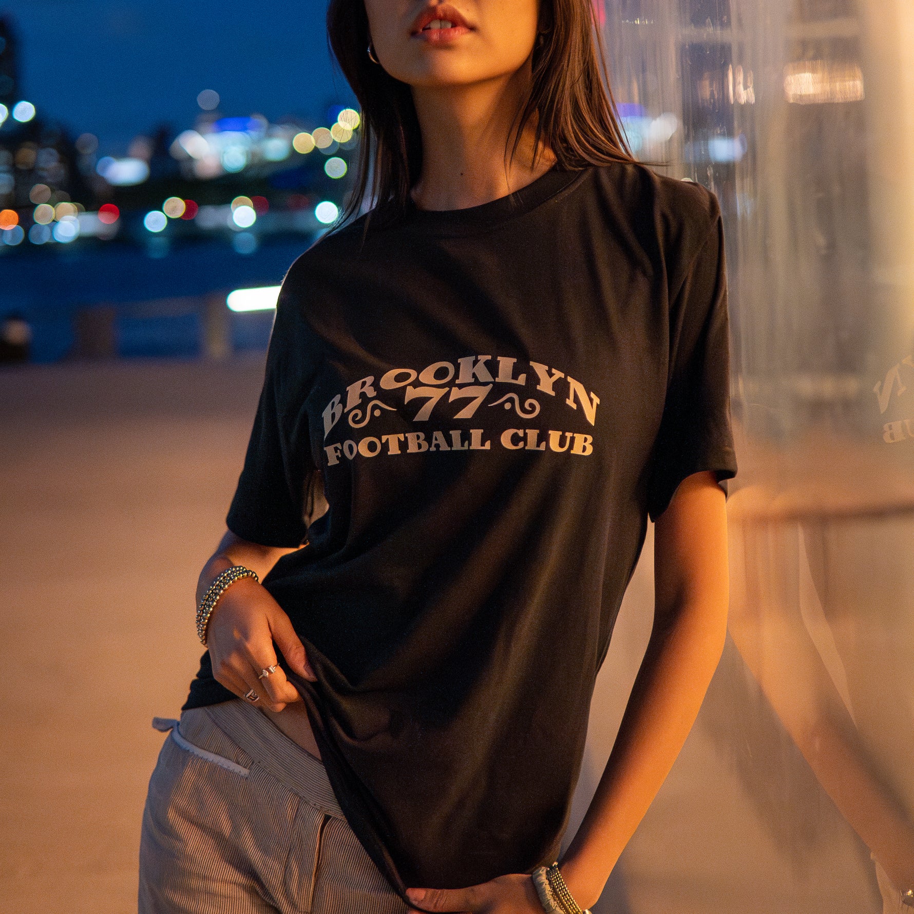 Brooklyn FC Maimonides Park Retro Black T-Shirt - Diaza Football 