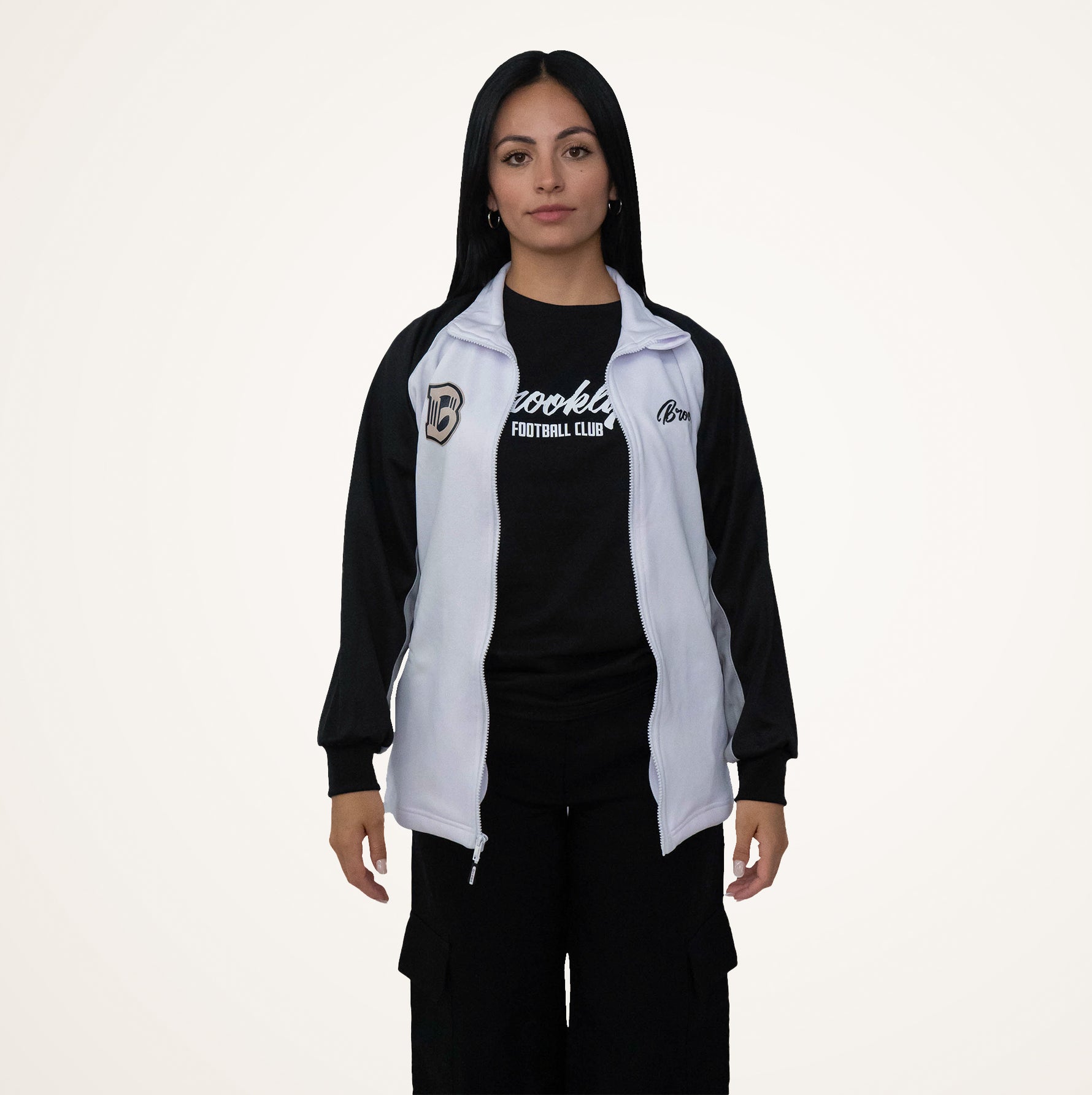Brooklyn FC Women White Jacket - Diaza Football 