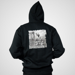 Brooklyn FC Bridge Retro Black Full Zip Up Jacket - Diaza Football 