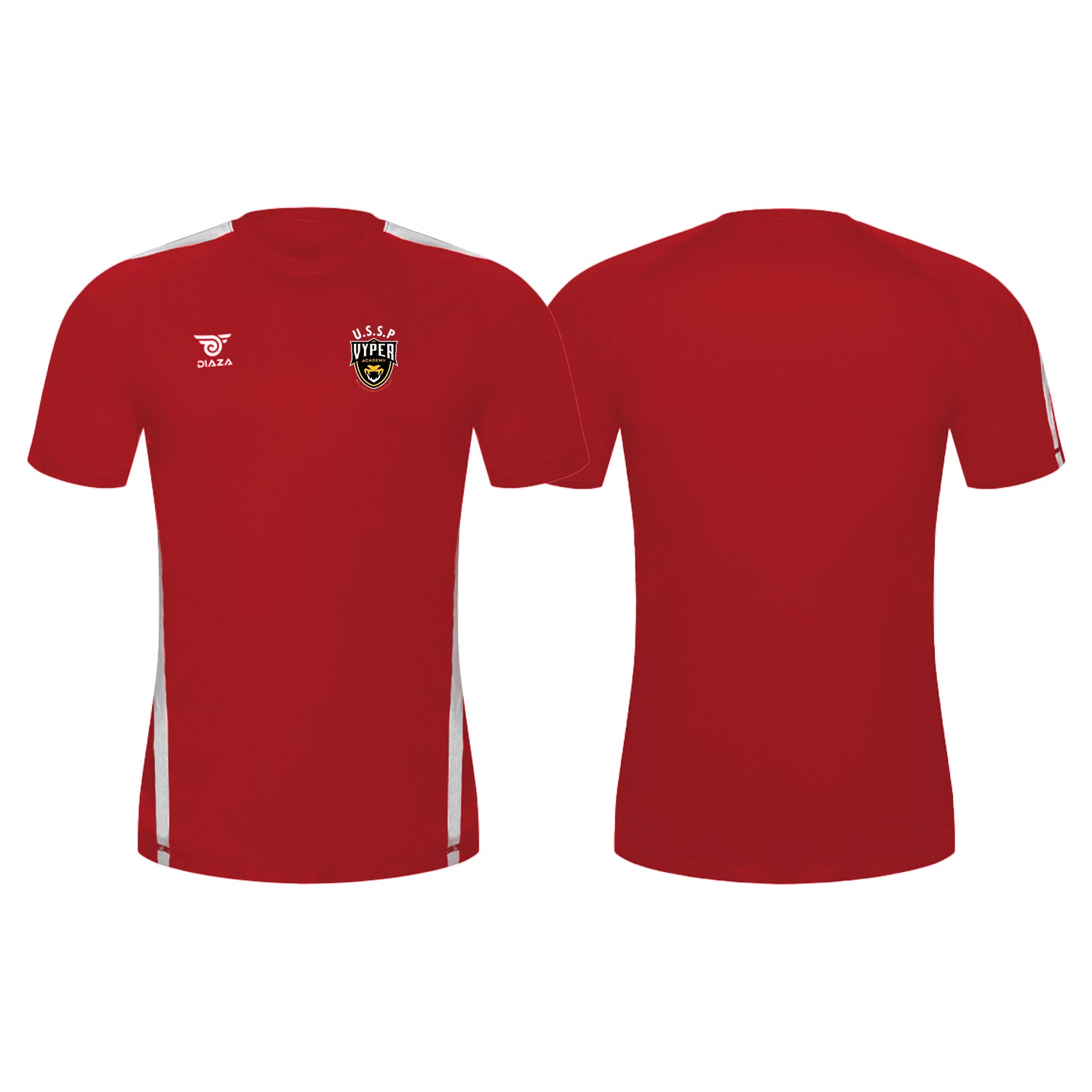 Vyper Academy Training Jersey Red White - Diaza Football 