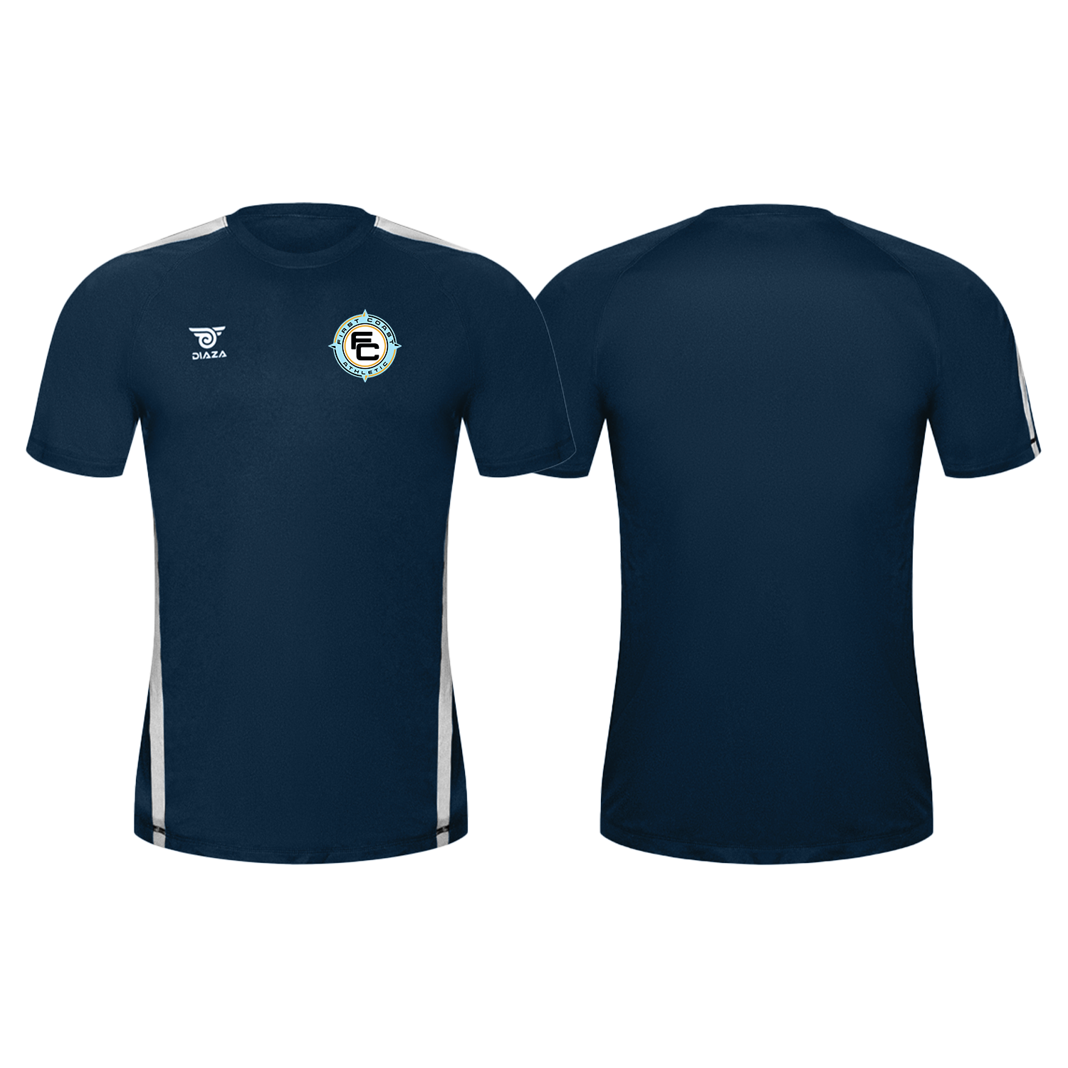 First Coast Athletic City Training Jersey N Blue White - Diaza Football 