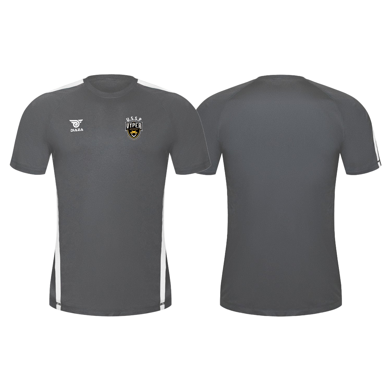 Vyper Academy Training Jersey Grey White - Diaza Football 