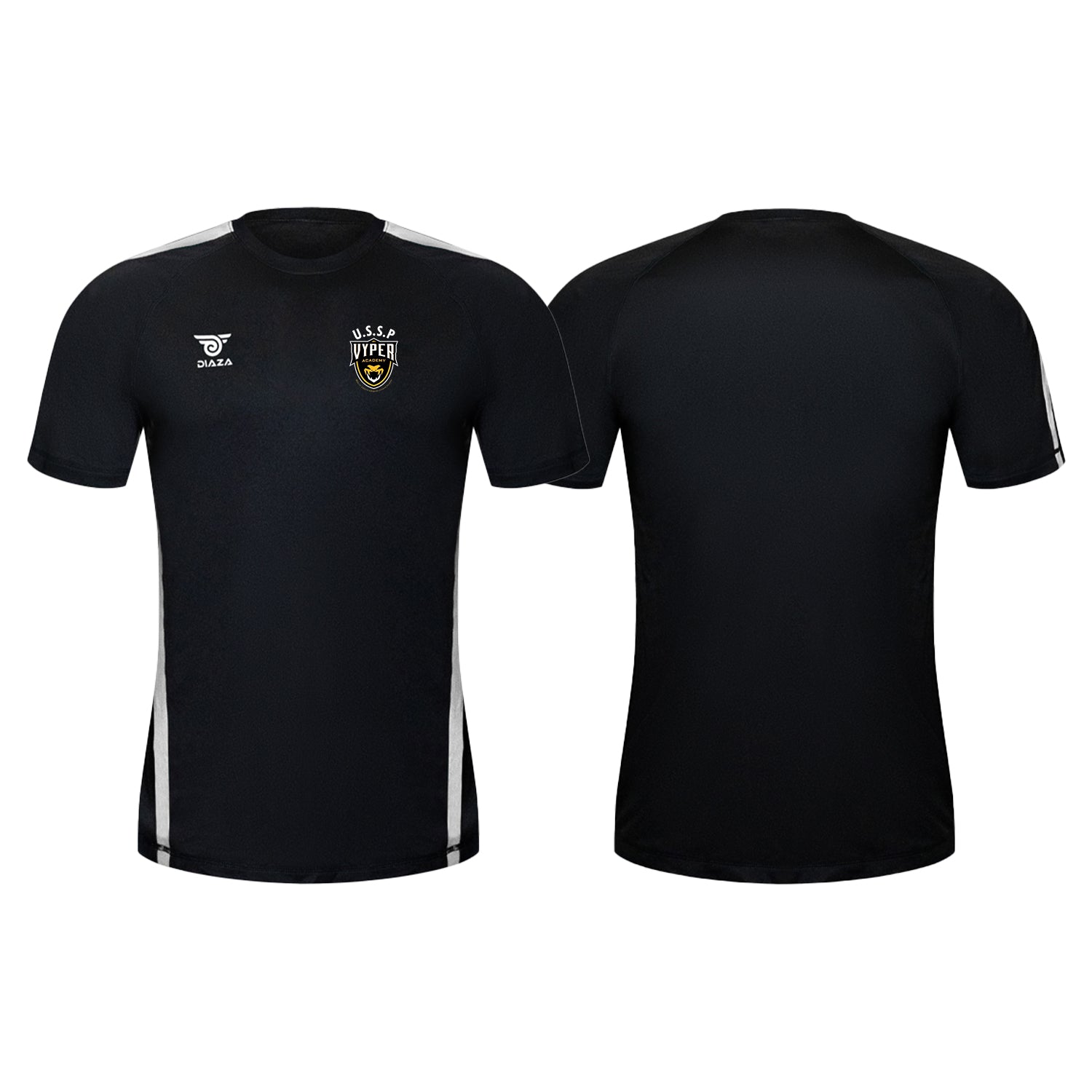 Vyper Academy Training Jersey Black White - Diaza Football 