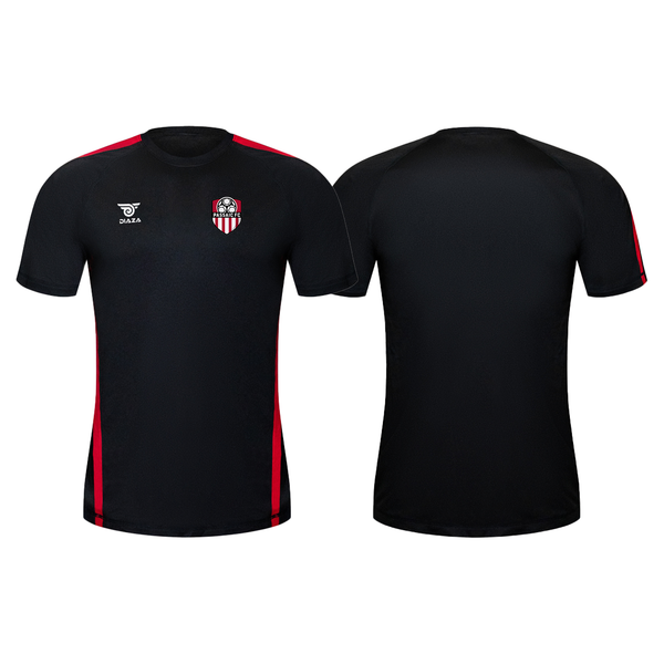 Passaic FC City Training Jersey Black Red