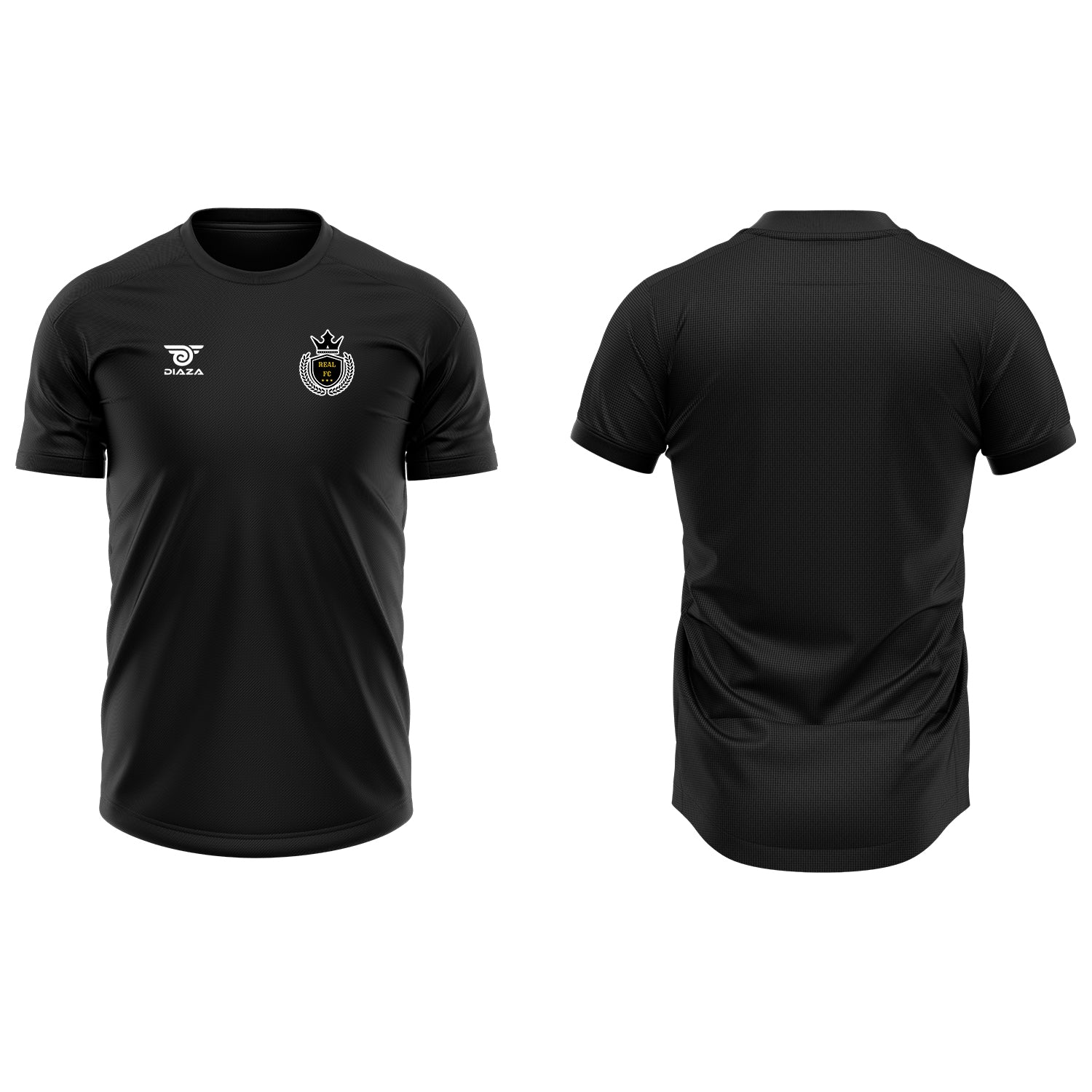 Real FC Dipro Shirt Black - Diaza Football 