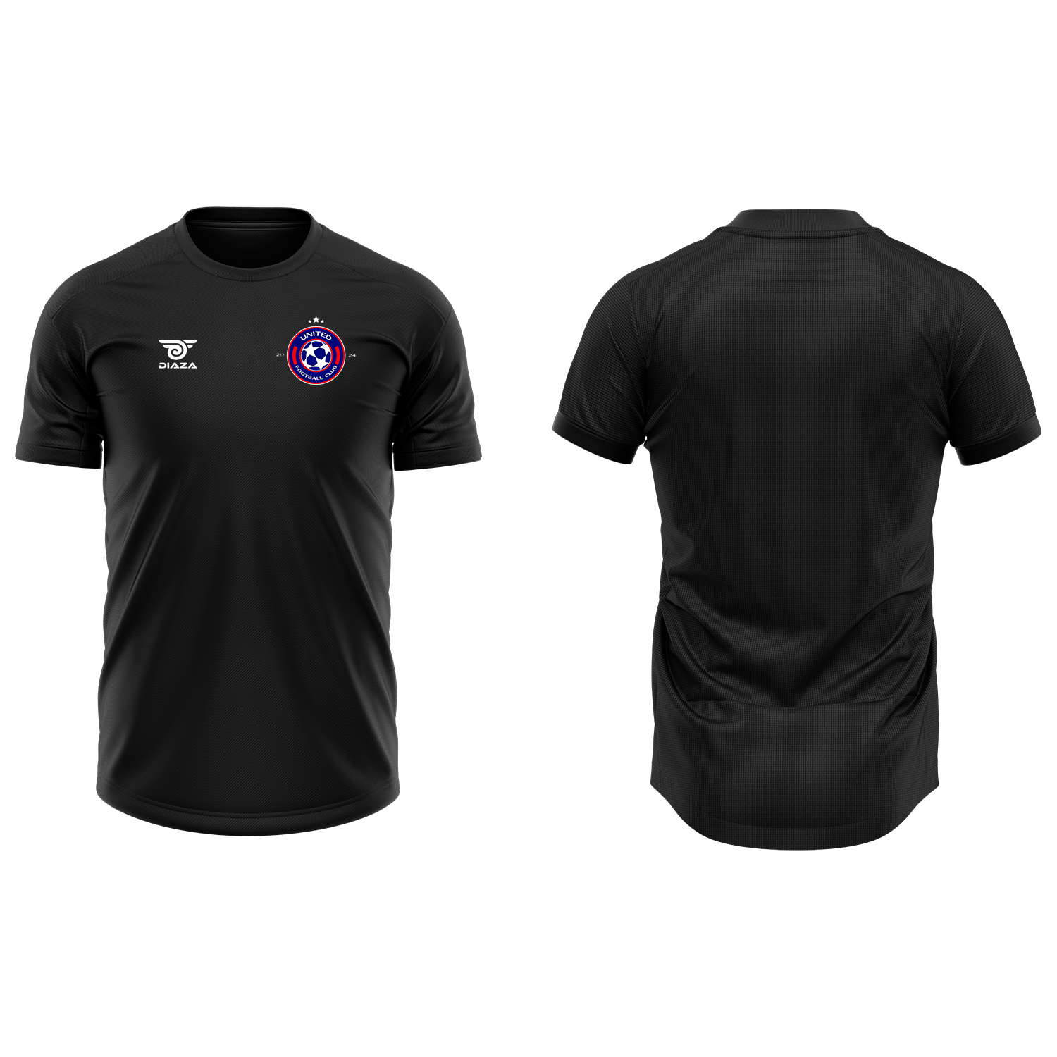 United Football Dipro Shirt Black - Diaza Football 