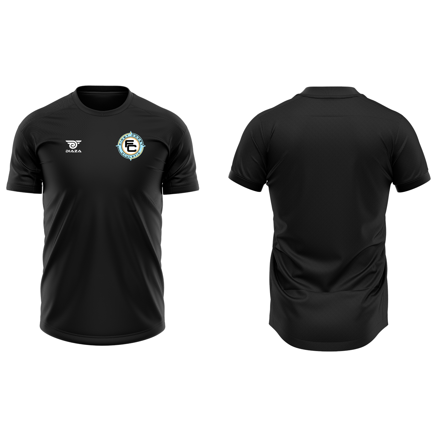 First Coast Athletic Dipro Shirt Black - Diaza Football 