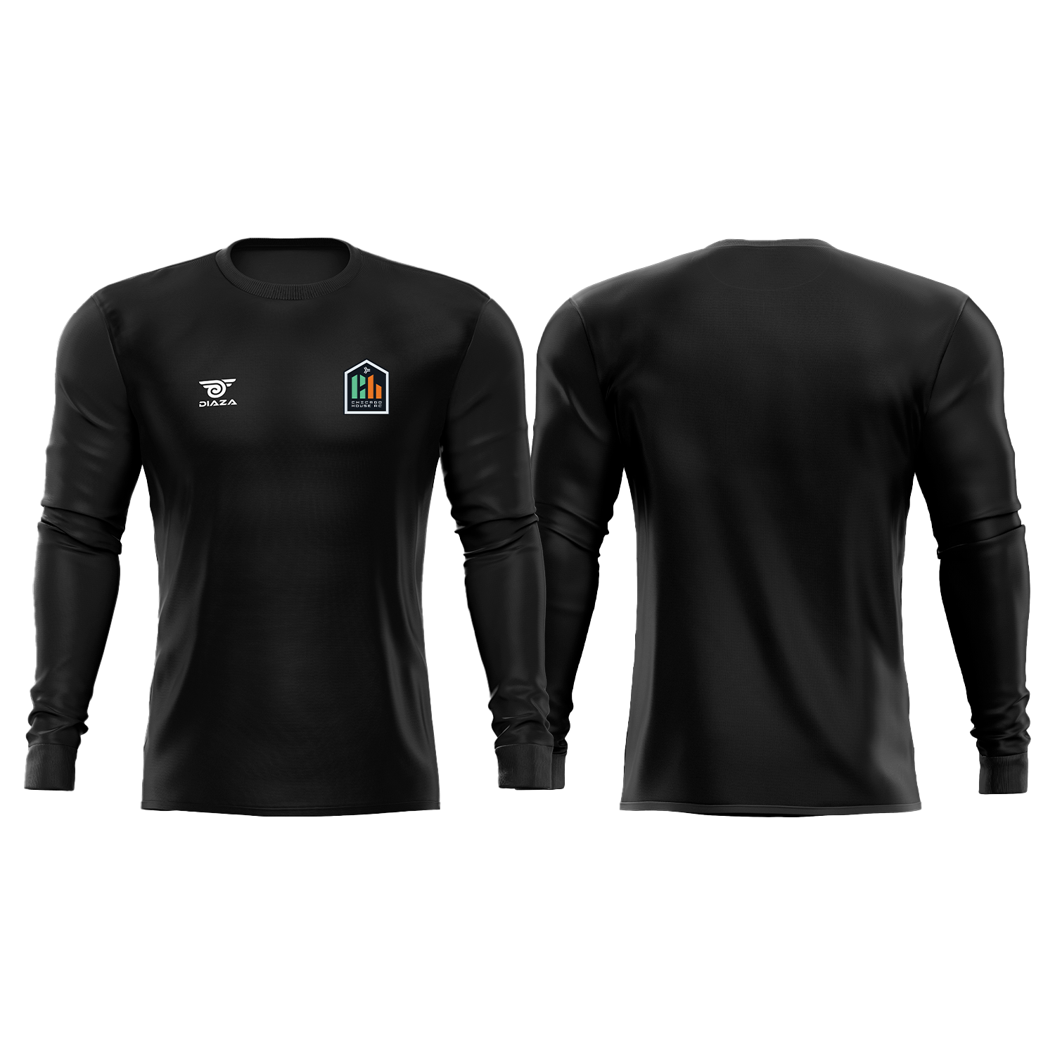 Chicago House Long Sleeve Dipro Shirt Black - Diaza Football 