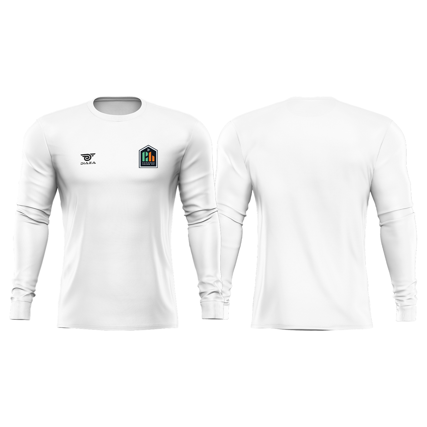 Chicago House Long Sleeve Dipro-Shirt White - Diaza Football 