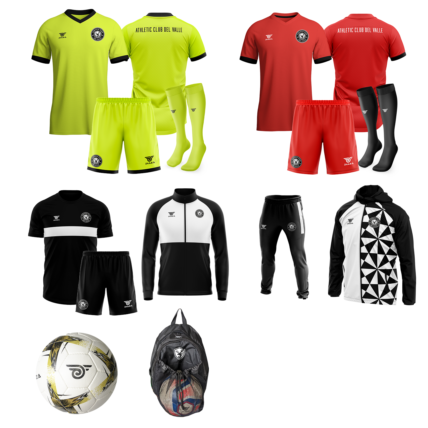 AC Valle Goalkeeper Bundle - Diaza Football 