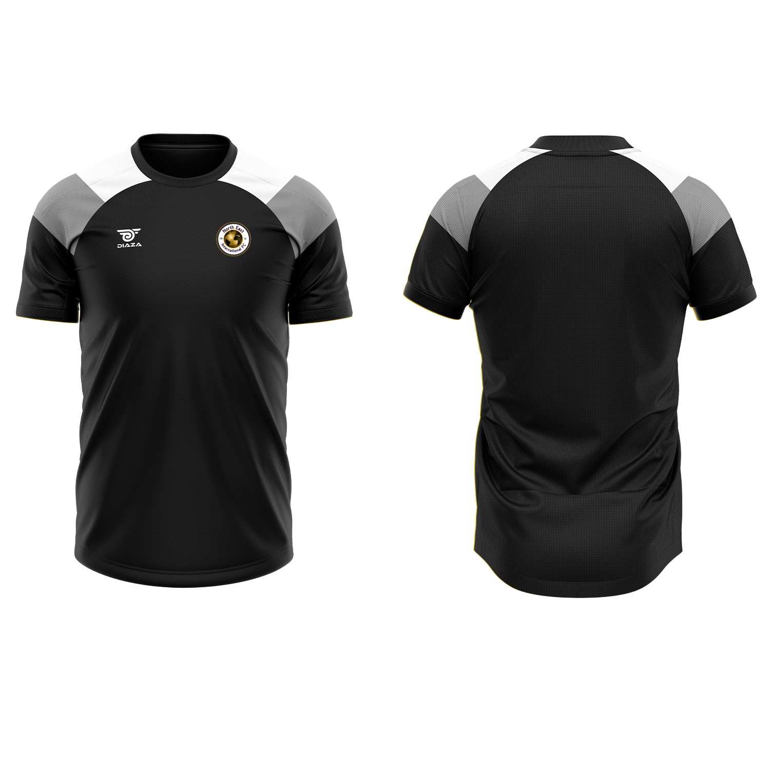 NEI FC Tri-Tone Practice Kit Black - Diaza Football 