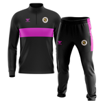NEI FC Tracksuit Pink, Black - Diaza Football 
