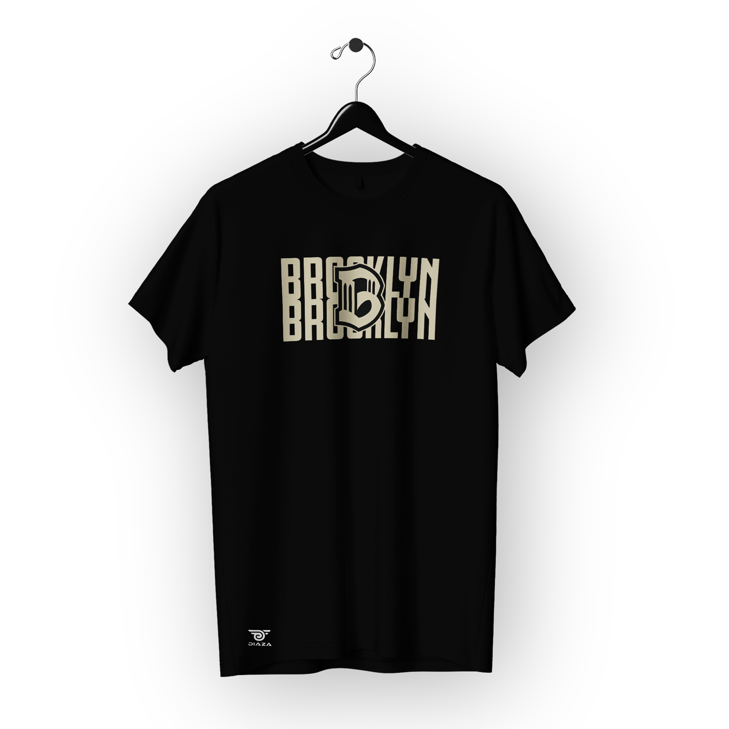 Brooklyn FC Wall Black T-Shirt - Diaza Football 