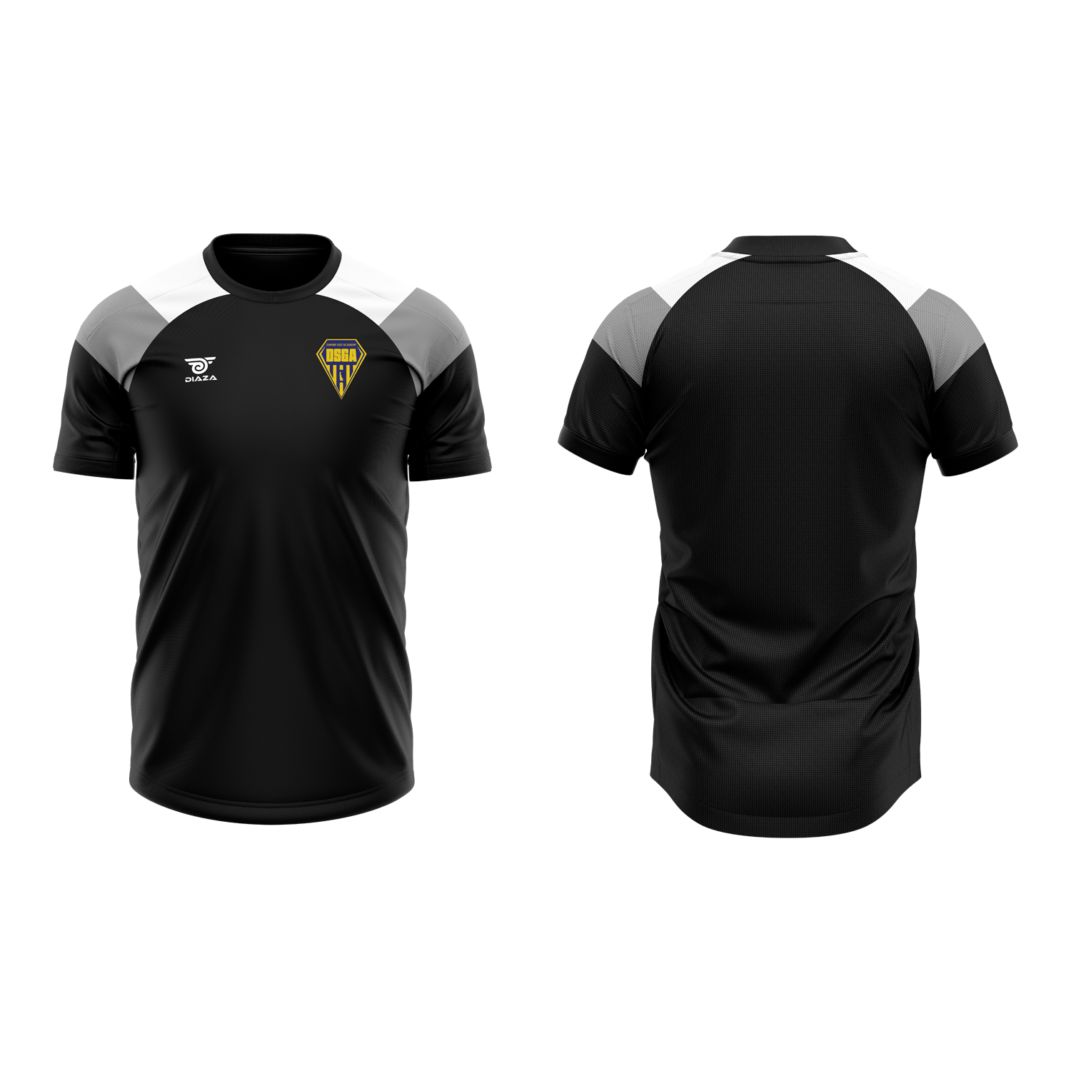 Diamond State Academy Tri-Tone Practice Jersey Black - Diaza Football 