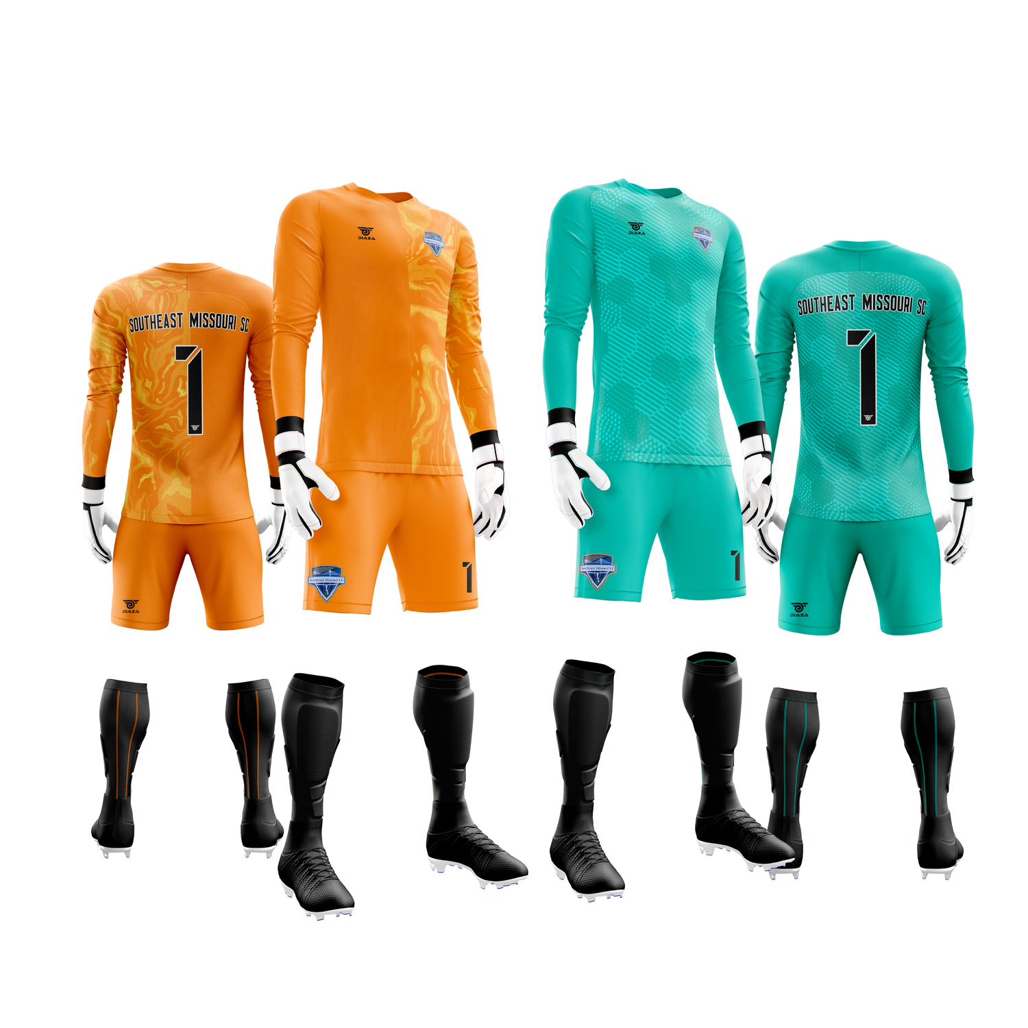 Southeast Missouri SC GK Uniform Bundle - Diaza Football 