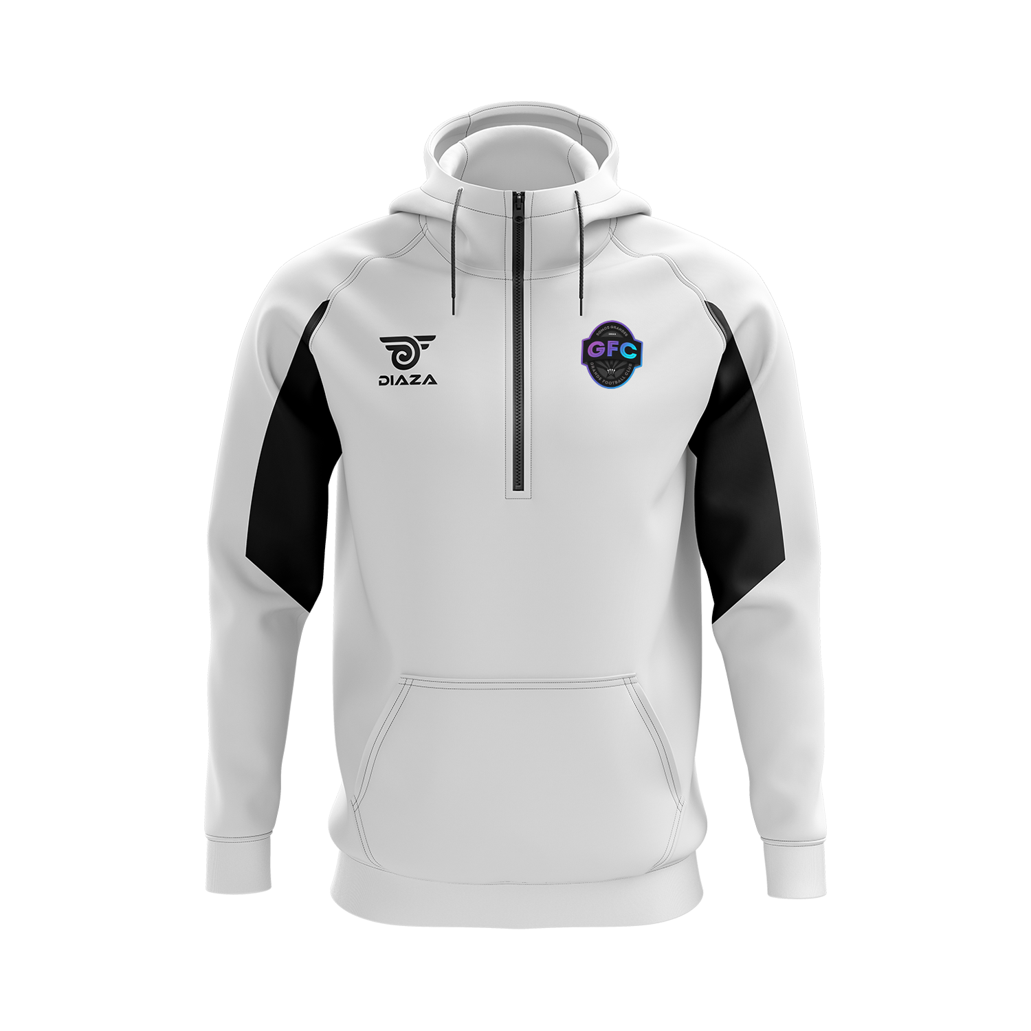 Grande FC 3/4 Zip Up Jacket With Hoodie