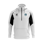 Woodland FC 3/4 Zip Up Jacket With Hoodie - Legacy White