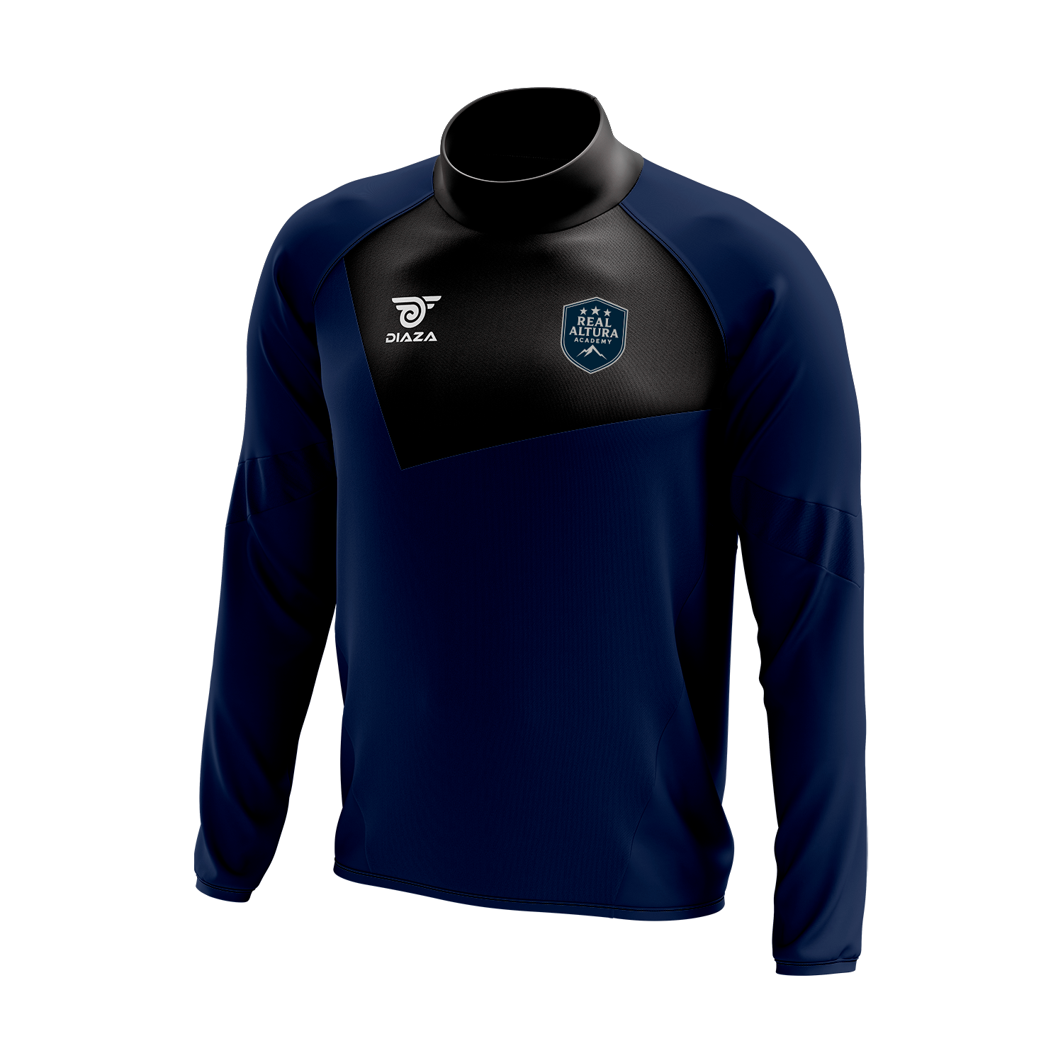 Real Altura High Neck Sweater Frostline Blue